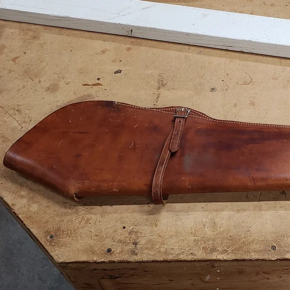 Hunter 'Gunlock' Leather Rifle Scabbard - Style 412 26 - Picture 9 of 16